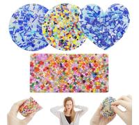 Cuackamily 4PCS Picky Pad, Skin Picking Fidget Toy Set, Silicone Picky Pad Jouets Fidget De Cueillette De Peau Réutilisable Jouets Anti-Stress Sensoriels pour Dermatillomanie Enfants et Adultes