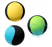 Cuackamily Balle Rebondissante d'eau, 3 Pcs Balles à Eau Réutilisables, Water Bouncing Balls Jouets De Natation Balles De Piscine et la mer Jeu de Sports Aquatiques d'amusement pour Enfants and Adulte
