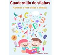 CUADERNILLO DE SÍLABAS: Aprende a leer sílaba a sílabas +5 AÑOS