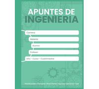 Cuaderno de Apuntes de Ingenierìa: Diseño limpio, formato A4, ideal para cursadas y proyectos