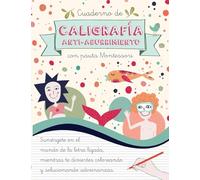 Cuaderno de Caligrafía Anti-Aburrimiento con Pauta Montessori: Libro de Caligrafía Divertida con Adivinanzas en Letra Ligada Escolar para Niños y Niñas de Primaria.