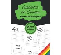 Cuaderno De Cursiva - Para Practicar Tu Caligrafía: Cuadernillo de escritura caligráfica para niños, adolescentes y adultos | Edición LGBTQ | 120 ... en cada página | DIN-A4 | 8.27''x11.69''