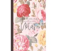 Cuaderno de la Asamblea Regional “Adoración Pura 2025” para Testigos de Jehová: Cubierta Floral con Mariposa, Interior a Todo Color, Páginas Rayadas para Notas y Reflexiones Espirituales