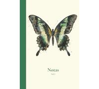 Cuaderno de mariposas, Cuaderno de campo, Cuaderno verde, Escritura creativa