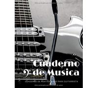 Cuaderno De Musica Cuaderno De Pentagramas Para Guitarrista: Ideal Para Sus Lecciones De Solfeo - 21,59 X 27,94 Cm