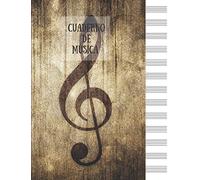 Cuaderno De Música: Cuaderno Para Músicos / Cuaderno De Papel Manuscrito Cuaderno De Música Con Hoja En Blanco Grande - 13 Pentagramas Por Página - 120 Paginas 8.5"X11