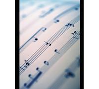 CUADERNO DE MUSICA PAPEL PAUTADO: CUADERNO PARA ESCRIBER PARTITURAS: PENTAGRAMA DE MUSICA 120 PAGINAS