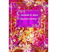 Cuaderno De Música Tablatura Guitarra: Libreta De Partituras O Pentagramas Libreta Notación Musical, Tamaño A4, 5 Tablaturas Y 5 Diagramas De Acordes Por Página, 200 Páginas (Español) Tapa Blanda