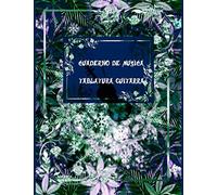 Cuaderno De Música Tablatura Guitarra: Libreta De Partituras O Pentagramas Libreta Notación Musical, Tamaño A4, 5 Tablaturas Y 5 Diagramas De Acordes Por Página, 200 Páginas (Español) Tapa Blanda