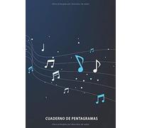 Cuaderno De Pentagramas: Cuaderno De Música: 100 Páginas. Tamaño A4. Papel Blanco. 10 Pentagramas Por Página. Pentagramas Con Clave De Fa. Vista Previa En La Parte Posterior Del Cuaderno.