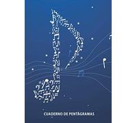 Cuaderno De Pentagramas: Cuaderno De Música: 100 Páginas. Tamaño A4. Papel Blanco. 10 Pentagramas Por Página. Pentagramas Con Clave De Fa. Vista Previa En La Parte Posterior Del Cuaderno.