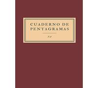 Cuaderno De Pentagramas: Cuaderno De Música Con 12 Pentagramas En Clave De Fa, 100 Páginas. (Cuadernos Con Pentagramas Para El Estudio De La Música)
