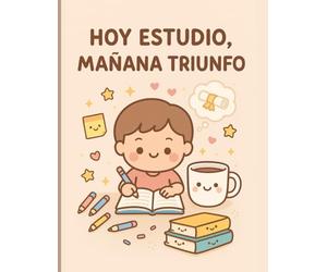 Cuaderno Oposiciones: Libreta Bonita Motivación Oposiciones. “Hoy estudio, mañana triunfo”