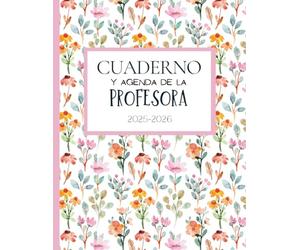 Cuaderno y Agenda del Profesor. Planificador y Organizador de clases Mensual y Semanal para el docente: Semana Vista - A4 - Reuniones- Proyectos - Evaluaciones y mucho más.