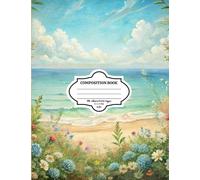 Cuadernos de composición de rayas, 110 páginas (220 hojas), 7.5 x 9.75 pulgadas, libreta escolar y uso de oficina, cuadernos para el trabajo y mucho mas.