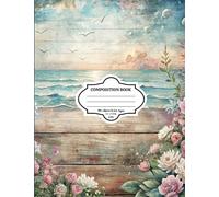 Cuadernos de composición de rayas, 110 páginas (220 hojas), 7.5 x 9.75 pulgadas, libreta escolar y uso de oficina, cuadernos para el trabajo y mucho mas