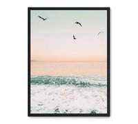 Cuadro birds flying over the sea_FASE5