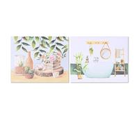 CUADRO LIENZO MDF 50X1,8X40 BAÑO 2 SURT.