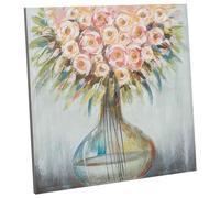 Cuadro Pintado A Mano Con Relieve Blanco