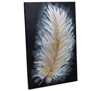 Cuadro Pintado A Mano Con Relieve Negro