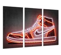 Cuadros Cámara Lot de 3 posters muraux décoratifs pour salon moderne, chambre à coucher, chaussons Nike Air Jordan (97 x 62 cm)
