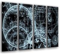 Cuadros Camara Poster photo mathématiques, physique. Dimensions totales : 131 x 62 cm XXL, multicolore