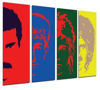Cuadros Camara Poster photo Queen, Freddie Mercury Taille totale : 131 x 62 cm XXL