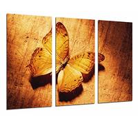 Cuadros Camara Tableau Moderne Photographique, Impression sur Bois, Beau Papillon Romantique, 97 x 62 cm, ref. 26609