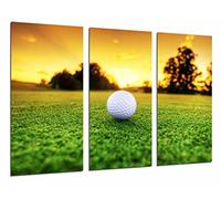 Cuadros Camara Tableau Moderne Photographique, Impression sur Bois, Golf, Balle, Pelouse, Sports, 97 x 62 cm, ref. 26682