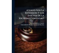 ¿cuales Son La ExtensiÃ3n Y Los Efectos De La Sociedad Conyugal?