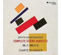 Cuarteto Casals - Shostakovich: Complete String Quartets Vol.2 - Nos. 6-12 [Compact Discs]