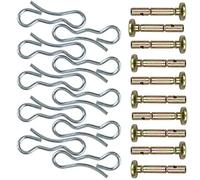 Cub Cadet Lot de 10 goupilles fendues et de cisaillement, Métal, Version Originale, Pièces de rechange pour tondeuse à gazon et souffleur neige