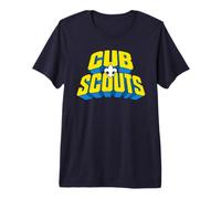 Cub Scouts Comic Book Adventure Style Typographie Graphique T-Shirt Haut de Gamme