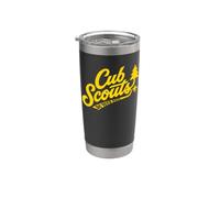 Cub Scouts - Do Your Best Retro Scouting Script Gobelet isotherme en acier inoxydable double paroi