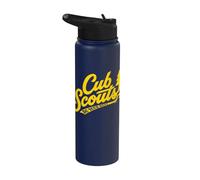 Cub Scouts - Do Your Best Retro Scouting Script Stainless Steel Insulated Water Bottle
