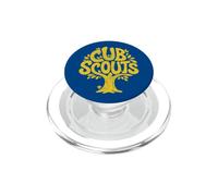 Cub Scouts Tree Art Outdoors Nature Distressed Graphic PopSockets PopGrip pour MagSafe