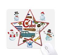 cuba amour coeur landscap drapeau national le bonhomme de neige étoile tapis de souris