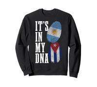 Cuba Argentine C'est dans Mon ADN Argentinian Pride Cuban Roots Sweatshirt