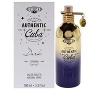 Cuba Eau de Toilette Authentic Dark - Pour homme - 100 ml
