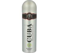 Cuba Black Spray pour le corps pour hommes 200 ml