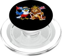 Cuba Britannique Drapeau Royaume-Un Fier Cubain Britannique PopSockets PopGrip pour MagSafe