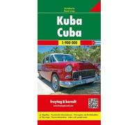 Cuba, carte routière 1:900.000