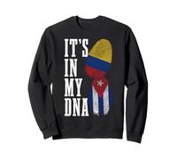 Cuba Colombie C'est dans Mon ADN Colombian Pride Cuban Roots Sweatshirt