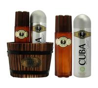 Cuba Cuba Gold for Men 2 Pc Gift Set 3.4oz After Shave, 6.7oz Body Spray