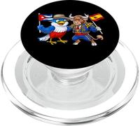 Cuba Drapeau de l'Espagne Fier héritage Espagnol cubaine PopSockets PopGrip pour MagSafe