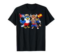 Cuba Drapeau de l'Espagne Fier héritage Espagnol cubaine T-Shirt