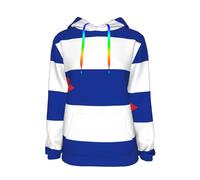 Cuba Drapeau Patriotique Cuba Drapeau Graphique Sweat À Capuche Hoodie Femme Sweat avec Poches Col Rond pour Usage Quotidien Activités De Loisirs Plein Air Pique-Niques
