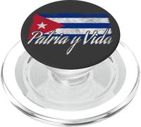 Cuba Flag Patria Y Vida Free Cuba PopSockets PopGrip pour MagSafe