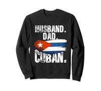 Cuba Flag Pride DNA Cuban Husband Dad Love Proud Fathers Day Sweatshirt