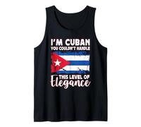 Cuba Flag Proud Elegant Cuban Boyfriend Girlfriend Débardeur